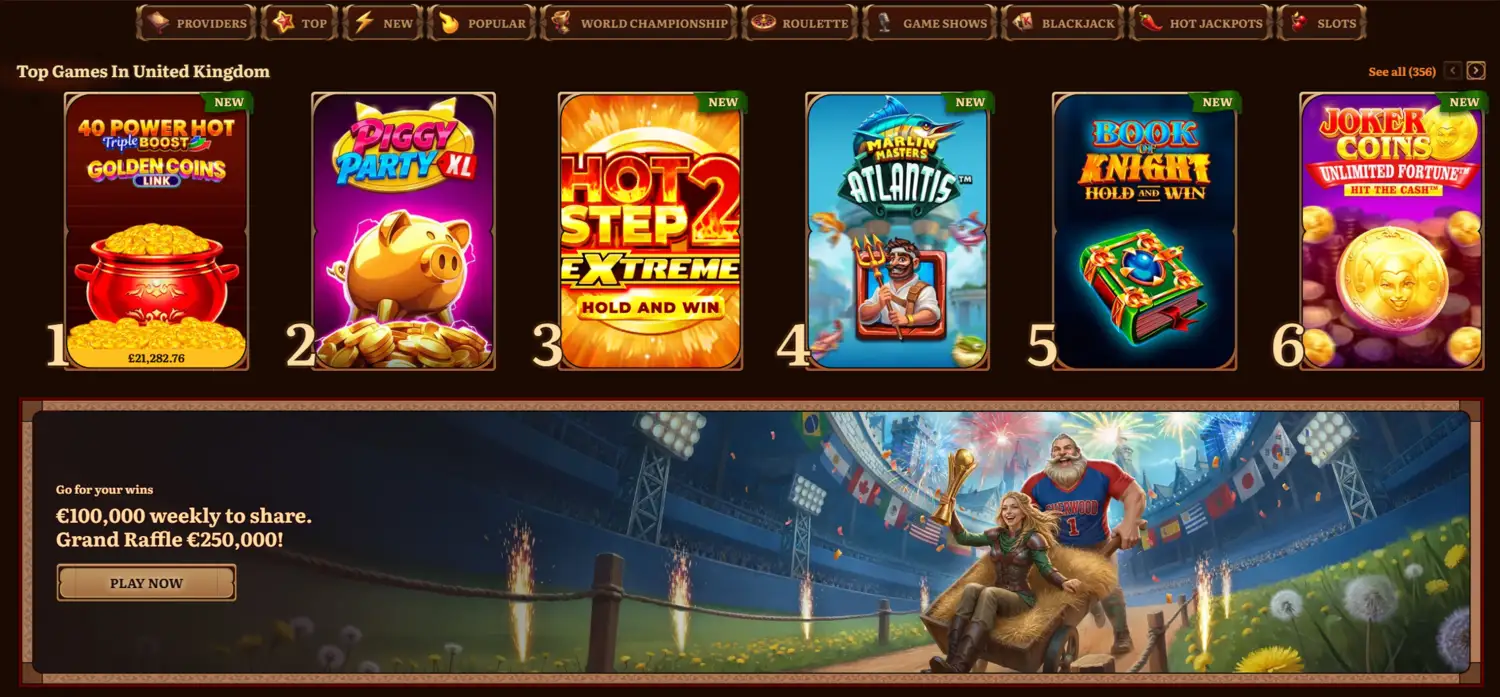 Wild Robin Casino UK
