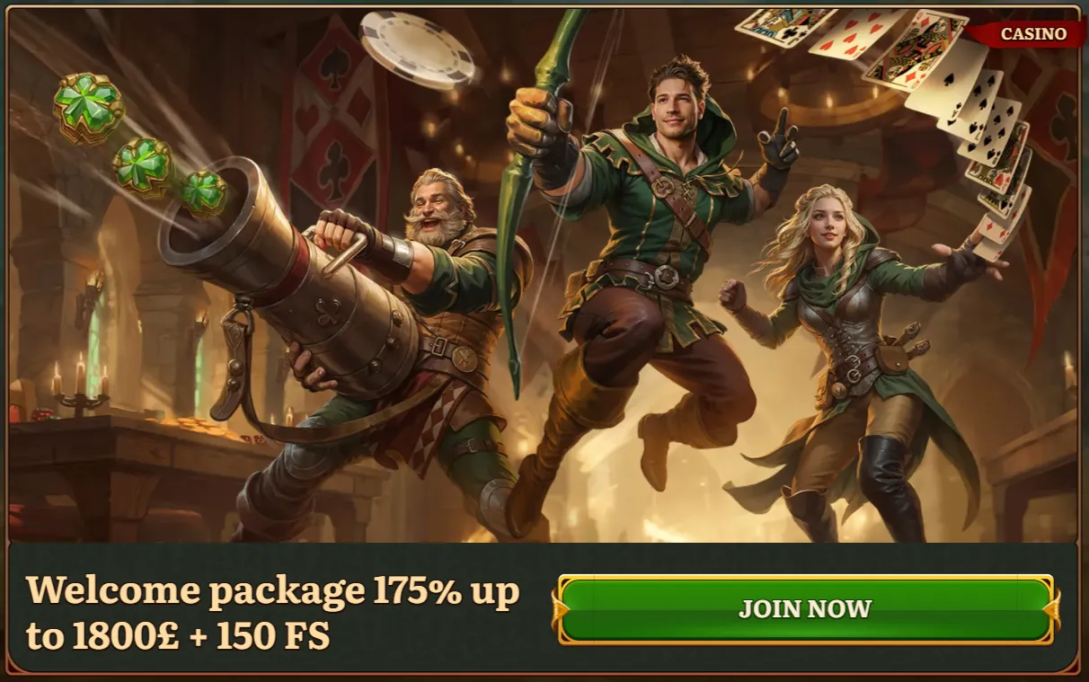 Wild Robin Casino Welcome Offer