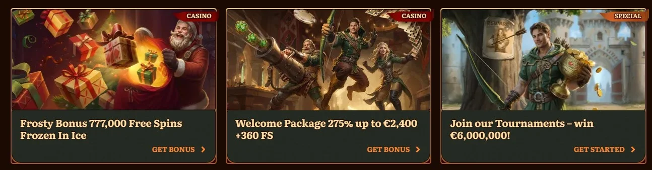 Bonuses and Promotions