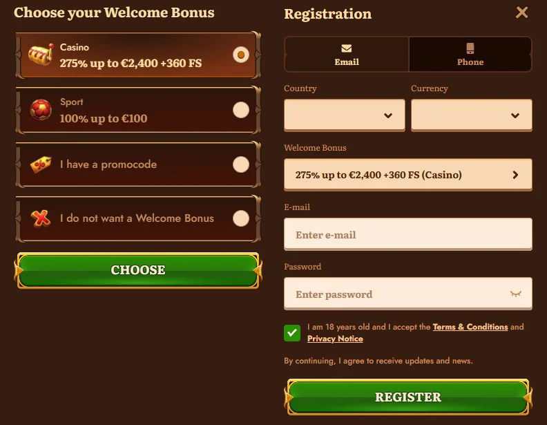 Registration and KYC